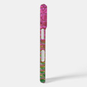 Stijlvolle Roze Groene Iriserende Croc Monogram Case-Mate iPhone Case (Achterkant / Rechts)
