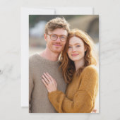 Stijlvolle Roze Harten Trouw Save The Date (Achterkant)