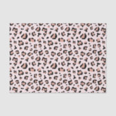 Stijlvolle roze luipaard afdruk Business Packaging Tissuepapier (Voorkant)