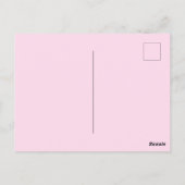 Stijlvolle roze luipaard afdrukken briefkaart (Achterkant)