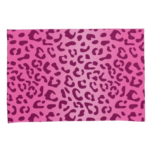 Stijlvolle roze luipaard afdrukken kussensloop (Voorkant-Rechts)
