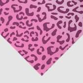 Stijlvolle roze luipaardprint tissuepapier (Detail)