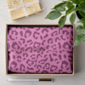 Stijlvolle roze luipaardprint tissuepapier (Geschenk)