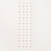 Stijlvolle roze luis met wolkenpatroon yogamat (Voorkant)