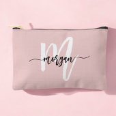 Stijlvolle Roze Monogram Naam Meisje Script Etui