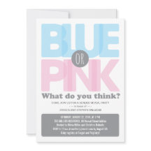 Stijlvolle roze of blauwe Baby feestdag