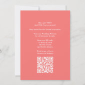 Stijlvolle Roze Paar Romantische Foto Sla de datum Kaart (Achterkant)