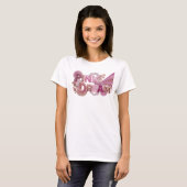 Stijlvolle Roze PINK DREAM Statement T-shirt (Voorkant volledig)