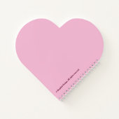 Stijlvolle roze roos moderne bloemenboho digitale  notitieboek (Achterkant)