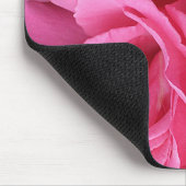 Stijlvolle roze rozenbloem modern  bloemen muismat (Hoek)