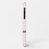 Stijlvolle roze stripes Waterverf Anchor Custom Case-Mate iPhone Case (Achterkant/links)
