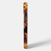 Stijlvolle Roze Tortoiseschaal met Monogram Case-Mate iPhone Case (Achterkant / Links)