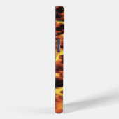 Stijlvolle Roze Tortoiseschaal met Monogram Case-Mate iPhone Case (Achterkant / Rechts)