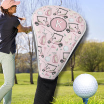 Stijlvolle Roze Vrouwelijke Golf Ontwerp Custom Mo