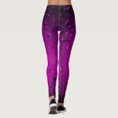 Stijlvolle Roze waterdruppels Leggings (Achterkant)