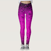 Stijlvolle Roze waterdruppels Leggings (Voorkant)