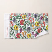 Stijlvolle roze Waterverf donkerflessenpatroon Bad Handdoek (Handdoek)