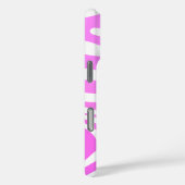 Stijlvolle roze Zebra Afdrukken Case-Mate iPhone Case (Achterkant / Rechts)