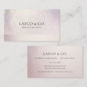 Stijlvolle Rozen goudfolie Visitekaartje (Voorkant / Achterkant)