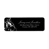 Stijlvolle RSVP-Adresetiketten Etiket (Voorkant)