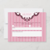 STIJLVOLLE RSVP ANTWOORD KAART:: flourish deluxe 2 (Achterkant)