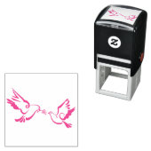 Stijlvolle rubberen stempels, opvallen  zelfinktende stempel (In situ)