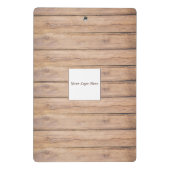 Stijlvolle Rustic Yellow Sunflower Business Mini Klembord (Achterkant)