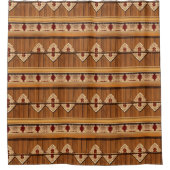 Stijlvolle rustieke badkamer Douchegordijn (Voorkant)