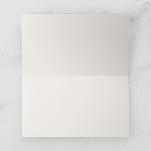 Stijlvolle rustieke moderne ongewone unieke LOVE P Plaatskaartje (Binnenkant ongevouwen)