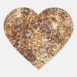 Stijlvolle rustieke textuur hart sticker