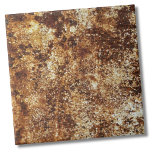 Stijlvolle rustieke textuur tegeltje<br><div class="desc">Stijlvolle rustieke Vintage Industriële Rust Textuur Keramische Tegel. Een unieke close-up foto die op het eerste gezicht lijkt op gouden glitter, maar eigenlijk roestende verf is! Een leuke manier om een industriële look te krijgen. Let op: dit is een digitale textuur en heeft geen werkelijke textuur op de tegel. Of...</div>