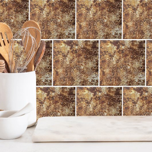 Stijlvolle rustieke textuur tegeltje