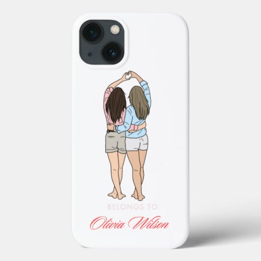 Stijlvolle Safeguard iPhone Case (Achterkant)