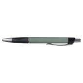 Stijlvolle Saliegroene Onderschrift Monogram Pen (Bodem)
