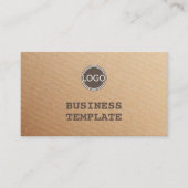 Stijlvolle Sand Graphics Gradient Shimmer met Logo Visitekaartje (Voorkant)