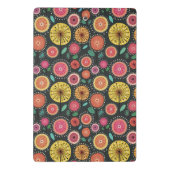 Stijlvolle Scandi-folk bloem Monogram Mini Klembord (Achterkant)