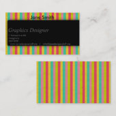 Stijlvolle schaduw voor ontwerpers visitekaartje (Voorkant / Achterkant)