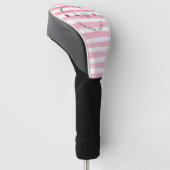Stijlvolle schattige gepersonaliseerde monogram ro golfheadcover (Schuin)
