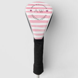 Stijlvolle schattige gepersonaliseerde monogram ro golfheadcover