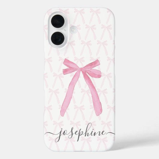 Stijlvolle schattige Roze Esthetische Ribbonbows o Case-Mate iPhone Case (Achterkant)