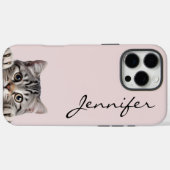Stijlvolle Schattigee Cat iPhone Case-Mate iPhone Case (Achterkant (horizontaal))