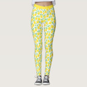 Stijlvolle Schattigee citroen fruit gele boomgaard Leggings (Voorkant)