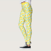 Stijlvolle Schattigee citroen fruit gele boomgaard Leggings (Links)