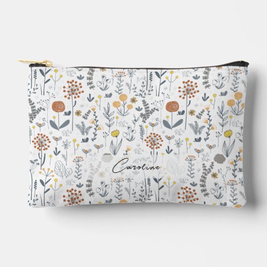 Stijlvolle Schattigee Floral School Pencil Hoesje Etui (Voorkant)