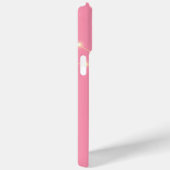 Stijlvolle Schattigee roze moderne monogram Case-Mate iPhone Case (Achterkant / Rechts)