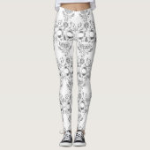 Stijlvolle  schedel leggings (Voorkant)