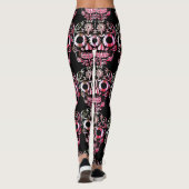 Stijlvolle  schedel leggings (Achterkant)