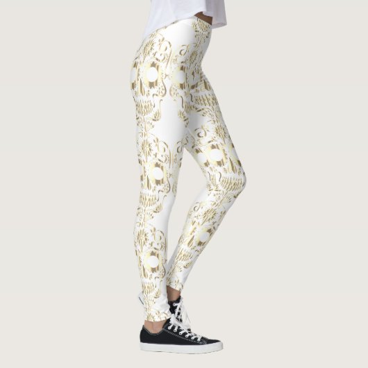 Stijlvolle schedel leggings (Rechts)