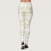 Stijlvolle  schedel leggings (Achterkant)