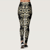 Stijlvolle  schedel leggings (Achterkant)